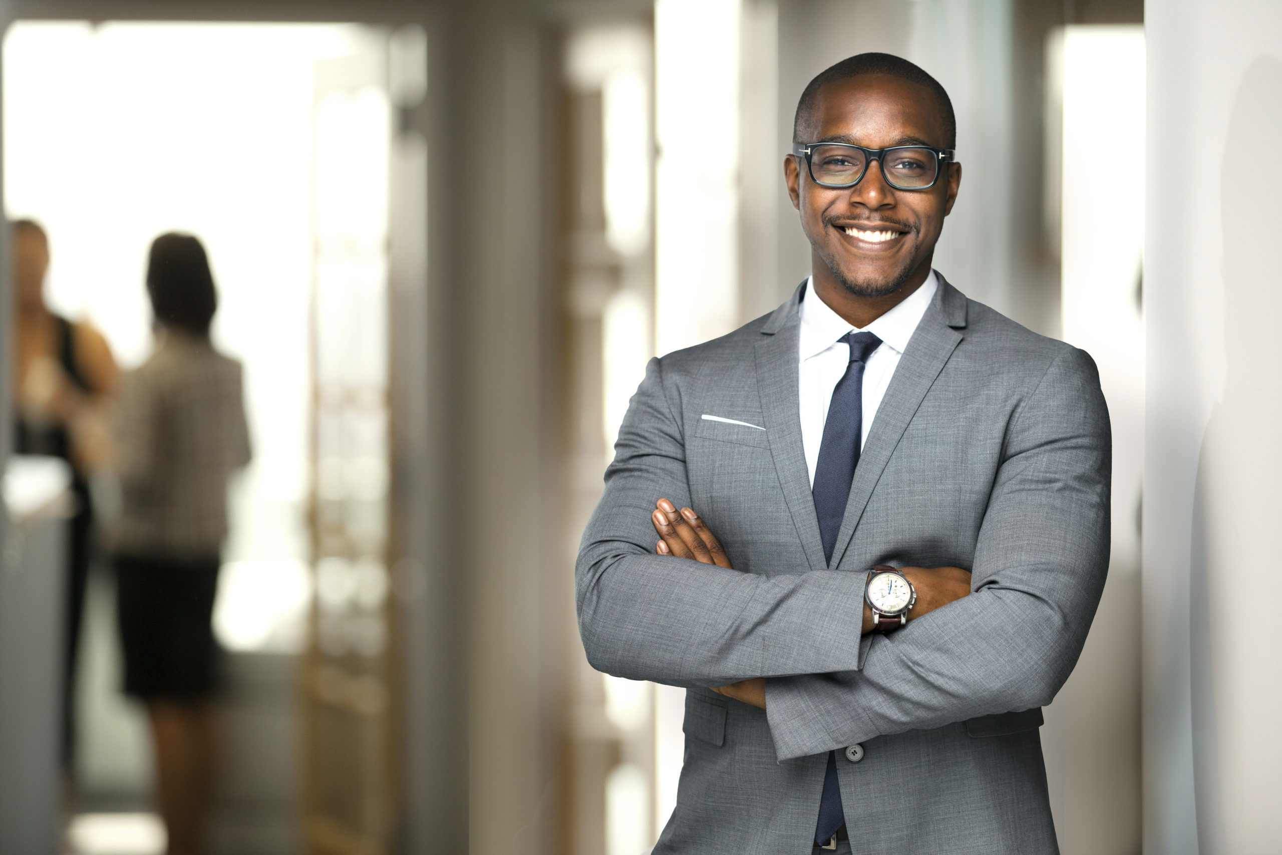 Young Business Professional Smiling